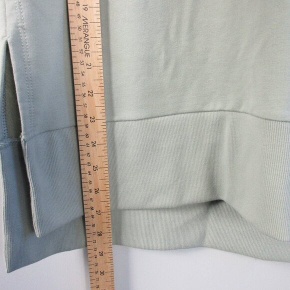 Athleta Retroterry Women's V-Neck Sweater Vest L Green Cotton Blend Athletic 328 - Picture 10 of 11